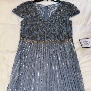 Adrianna Papell Women's Beaded Godet Gown brand new never worn size 12m